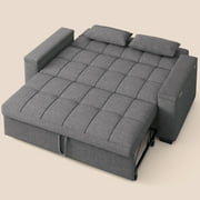 Sofa Bed, Lofka 70 Convertible 3-in-1 Sleeper Sofa Bed for Living Room and Small Space,Dark Grey