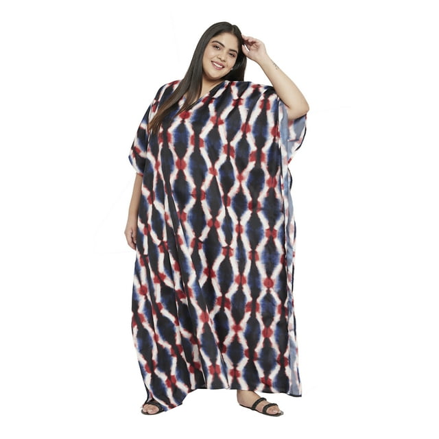 Oussum Robes Caftans Grande Taille pour Femmes Longue Robe Maxi Caftans pour Dames