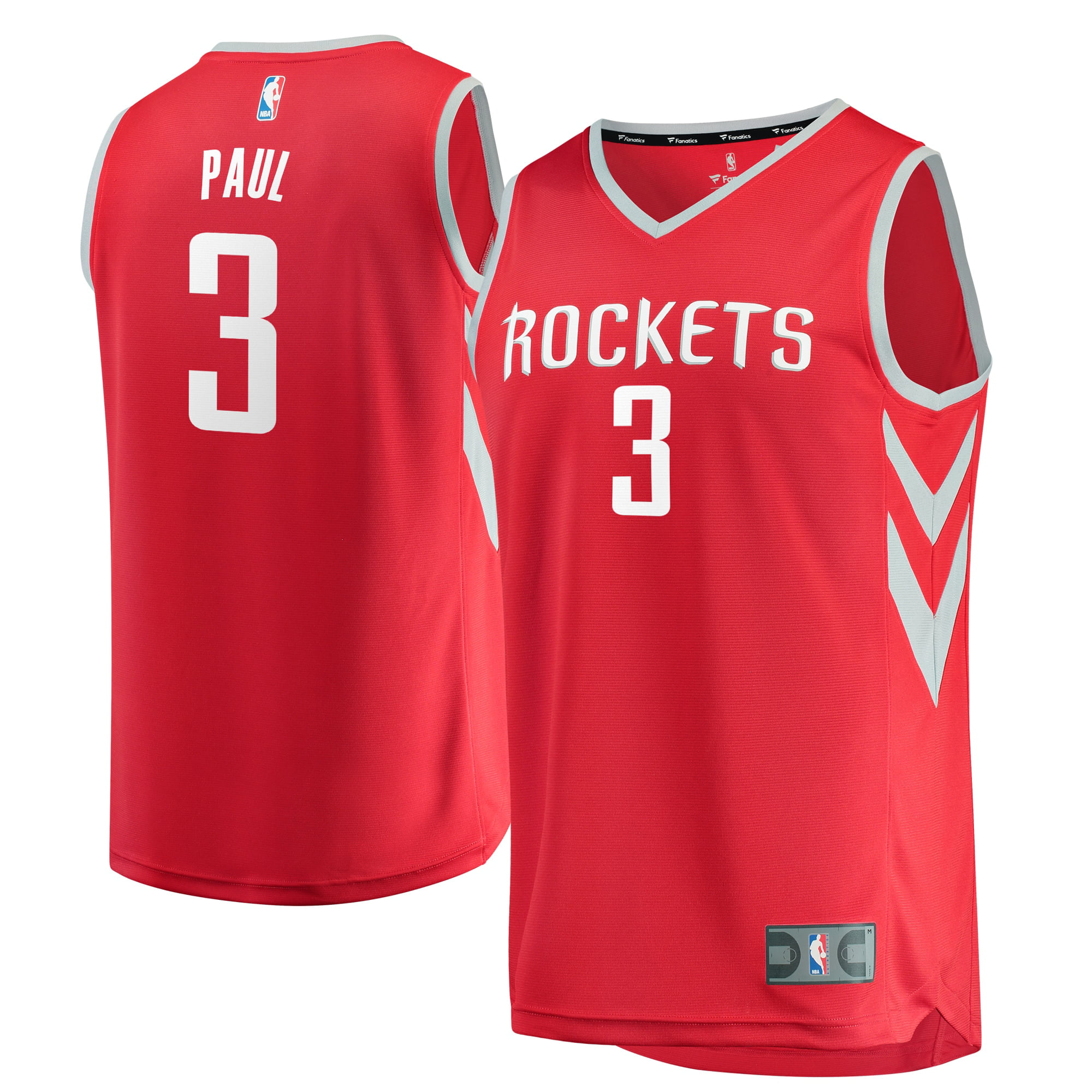 Chris Paul Houston Rockets Fanatics Branded Youth Fast Break Replica Jersey Red - Icon ...