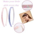 thumbnail image 6 of 6 Pack Girls Headbands Glitter Kids Headbands Bow/Heart/Star Headbands Sweet Hairband For Toddler/Girls/Teens, 6 of 6