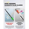 thumbnail image 2 of Bite Alarm for Bottom Fishing Raft Rod, Clip-on Lure Fishing Float Alarms Indicator, Sensitive Bite Alert for Long-Distance Night Fishing, Waterproof All-Weather, 2 of 7