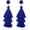 Blue, variant on Boho Statement Tassel Clip On Drop Earrings - Feather, Non-Piercing, Dangling Fringe Earrings for Women - Vacation, Beach, Bride, Bachelorette, Costume, Prom Jewelry