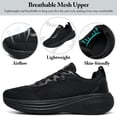 thumbnail image 3 of Ecetana Women's Platform Walking Shoes Lightweight Breathable Mesh Sneakers for Casual Work, 3 of 6