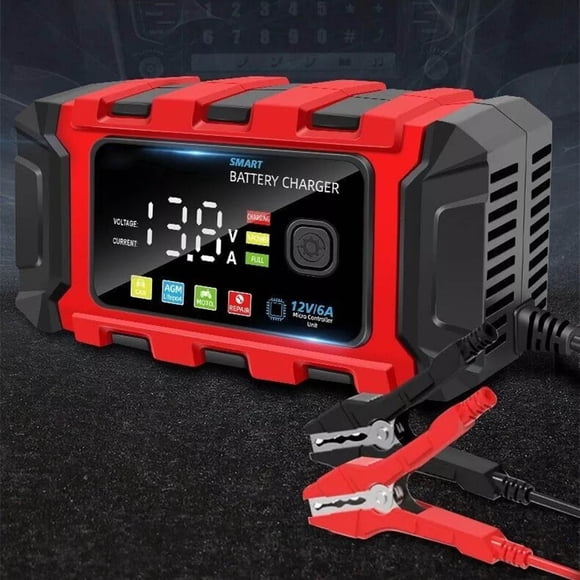 BotaniNest 12V Car Battery Charger Automotive Smart Charger For Lithium Batteries Universal Charging Kit For Motorcycle Boat RV SUV Truck Vehicles