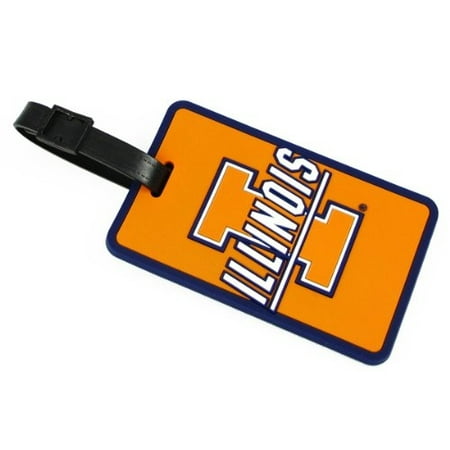 - Aminco Illinois Fighting Illini - NCAA Soft Luggage Bag Tag