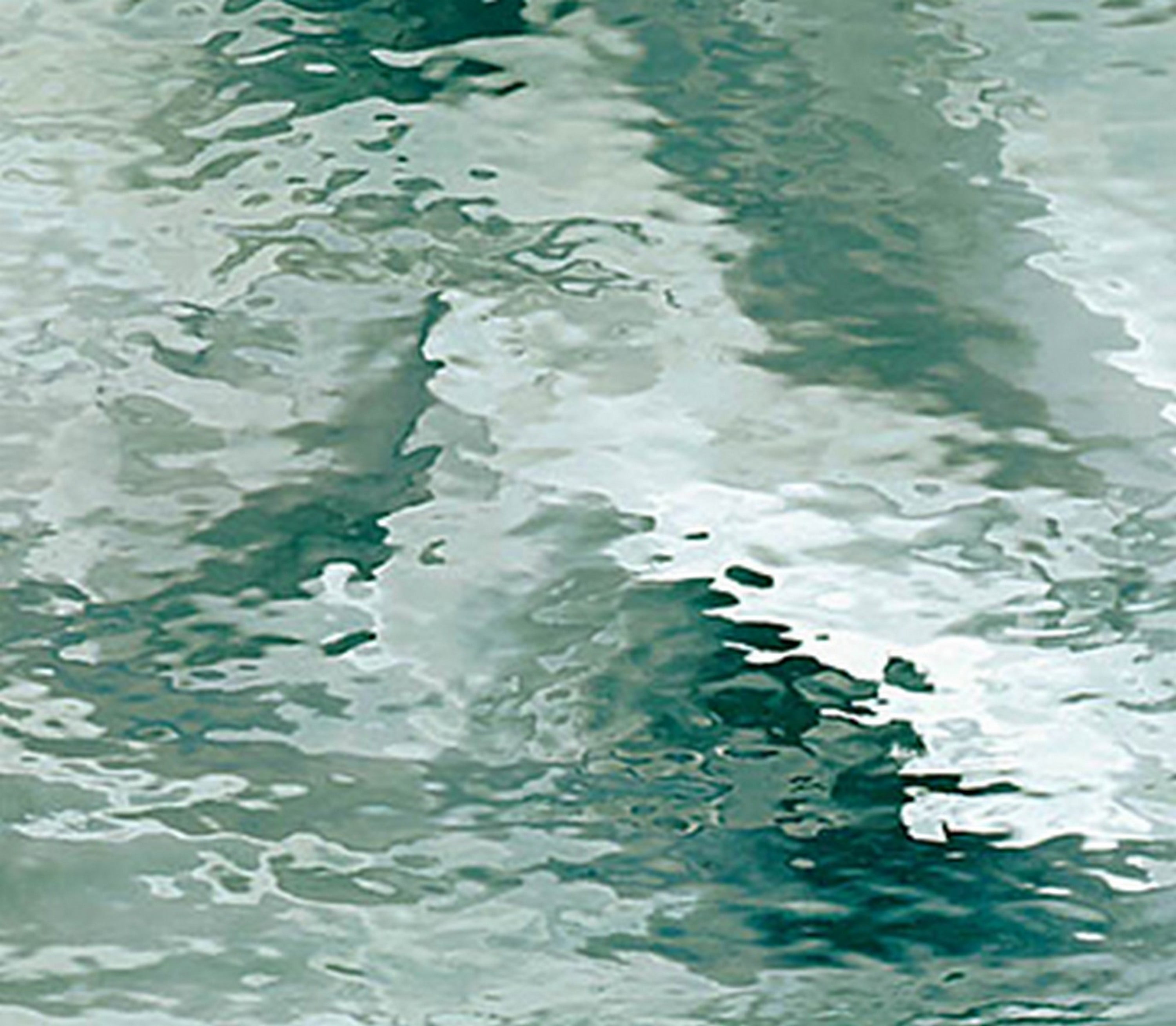 OCEANSIDE STAINED/FUSING GLASS SHEETS - SEA GREEN WATERGLASS FUSIBLE