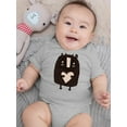 thumbnail image 2 of Cute Monster Big Heart. Bodysuit Infant -Image by Shutterstock,  24 Months, 2 of 4