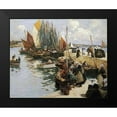 thumbnail image 2 of Legout-Gerard, Fernand 18x15 Black Modern Framed Museum Art Print Titled - Unloading The Catch, 2 of 5