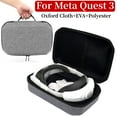 thumbnail image 2 of Étui Rigide avec Housse d'Objectif Étanche Sac de Rangement de Voyage Poche en Filet pour Casque VR Meta Quest 3 Contrôleur de Jeu B, 2 of 6