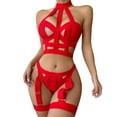 thumbnail image 1 of Gibobby Lencería sexy para mujer Lencería sexy para mujer Moda sexy Ropa interior sexy Trajes Lencería Ropa interior Ropa de dormir Pijamas Conjunto de liga(Rojo XL), 1 of 5