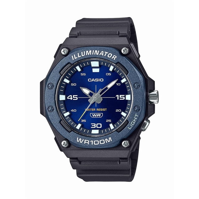 Reloj Digital Casio MW-620H para Hombre Azul y Negro Resistente al Agua 100M