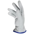 thumbnail image 2 of Guantes Operador Piel El Diamante Gris 1 Par, 2 of 3