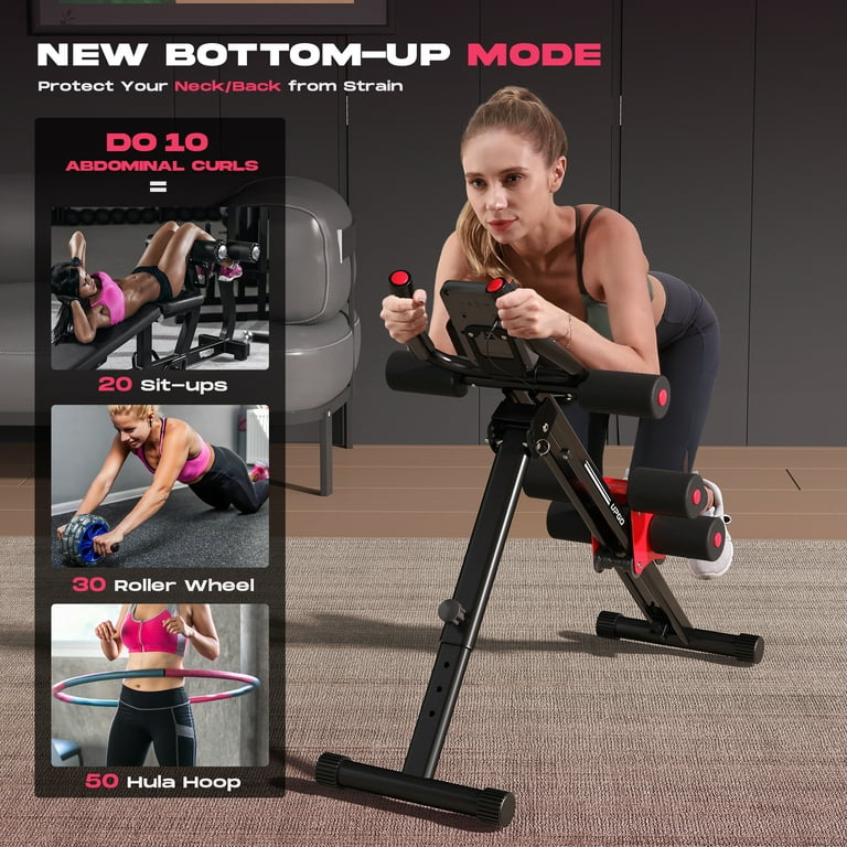 UPGO Ab Workout Equipment, Adjustable Ab Machine Full Body Workout