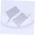 thumbnail image 4 of IFANLANDOR Aretes Colgantes Cuadrados Con Lentejuelas Y En Para Eventos Especiales, 4 of 8