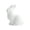 #4 White【1x Ornament】, variant on SouMaox Easter Bunny Figurine, High Hardness Ceramic, Stereoscopic Realistic Modeling, Desktop Scene Ornament for Living Room Study Bedroom