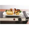thumbnail image 6 of Brentwood 180-Watt 4.5-Qt. 3-Pan Buffet Server and Warming Tray, Silver, 6 of 6