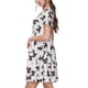 thumbnail image 2 of Easygdp Poodle Dog para Vestido Transpirable de Mujer, Vestido Suelto de Manga Corta con Pliegues y Bolsillos para el Verano, 2 of 6