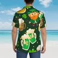 thumbnail image 6 of Disketp Hawaiian Shirts For Men,St Patrick'S Day10 Print Mens Casual Short Sleeve Button Down Shirts Beach Shirt, 6 of 8