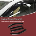 thumbnail image 2 of Unique Bargains 1 Set Window Deflectors for Subaru Forester 2014-2018 Side Window Vent Visors Black, 2 of 8