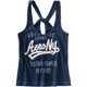 thumbnail image 1 of Aeropostale - Camiseta sin mangas bordada para mujer, color azul, XS, 1 of 1