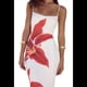 thumbnail image 3 of Vestido Floral para Mujer, Verano 2025, con Tirantes Finos, Ajustado, de , para Vacaciones en la Playa. M, 3 of 10