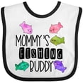 thumbnail image 3 of Inktastic Mommy's Fishing Buddy with Colorful Fish Boys or Girls Baby Bib, 3 of 4