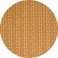 thumbnail image 1 of Ahgly Company Indoor Round Abstract Orange Contemporary Area Rugs, 4' Round, 1 of 1