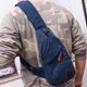 thumbnail image 3 of Bolso bandolera de lona para hombre, moderno, para exteriores, para el pecho, para bicicleta, multifuncional, con bolsillo, para viaje, 2024, 3 of 7
