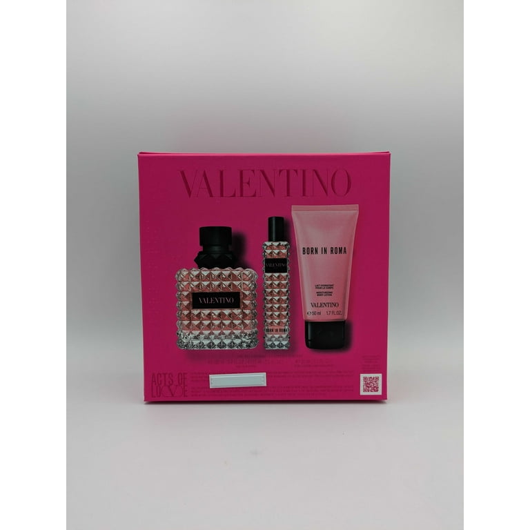 Valentino Born in Roma 3 Piece Gift Set for Women (3.0 OZ Eau De