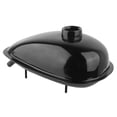 thumbnail image 2 of Durable Metal Black Motorized Bicycle 2L Fuel Gas Tank with Cap 80CC Cycling DIY Accessory, 2 of 4