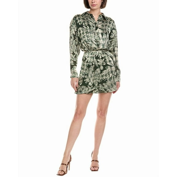 Ramy Brook womens Palmer Mini Dress, xs, Green
