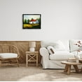 thumbnail image 2 of Stupell Industries Countryside Meadow Cottage Landscape Painting Jet Black Floating Framed Canvas Print Wall Art, Design by Ziwei Li, 2 of 6