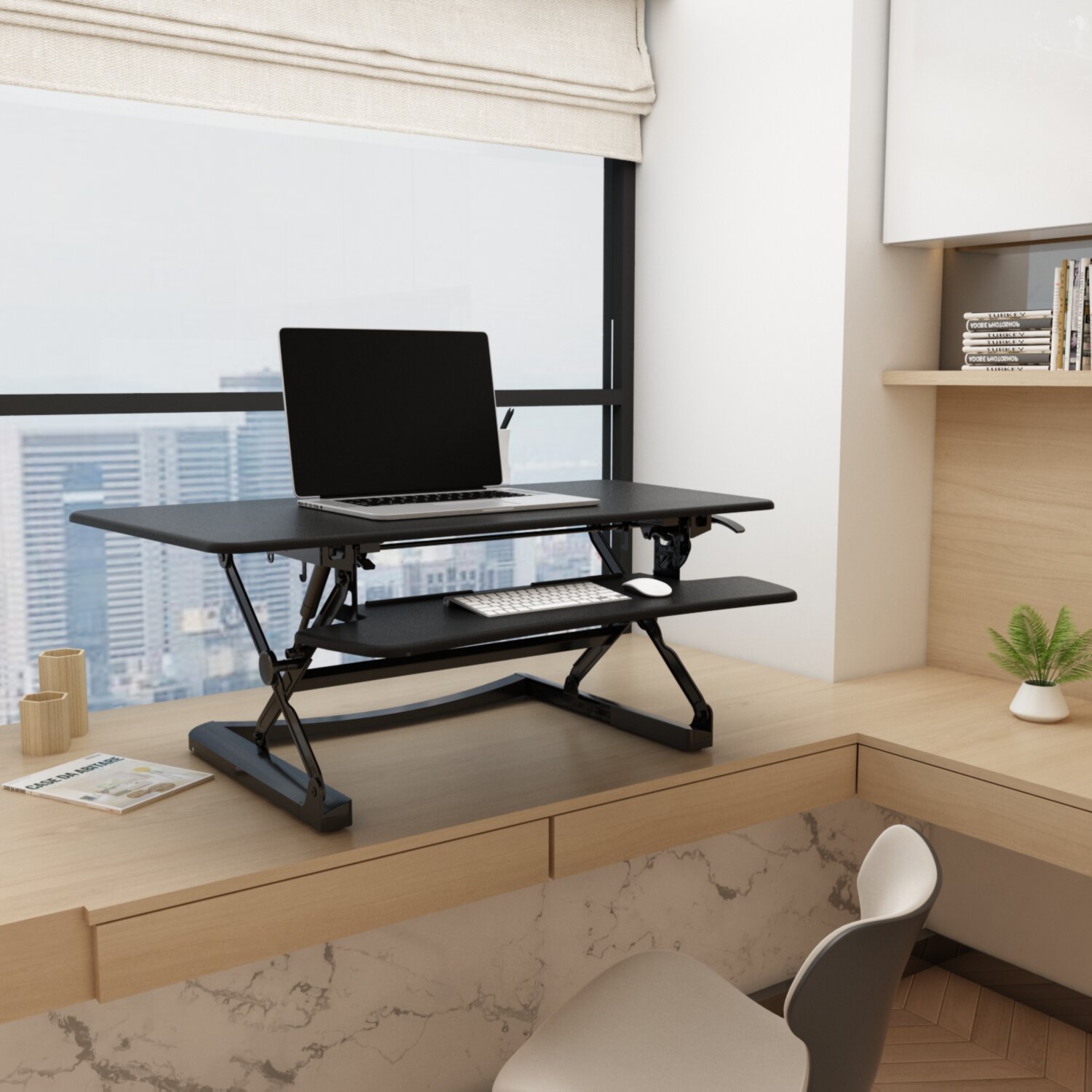 Height Adjustable Standing Desk Converters, BIFMA G1 Ergonomics
