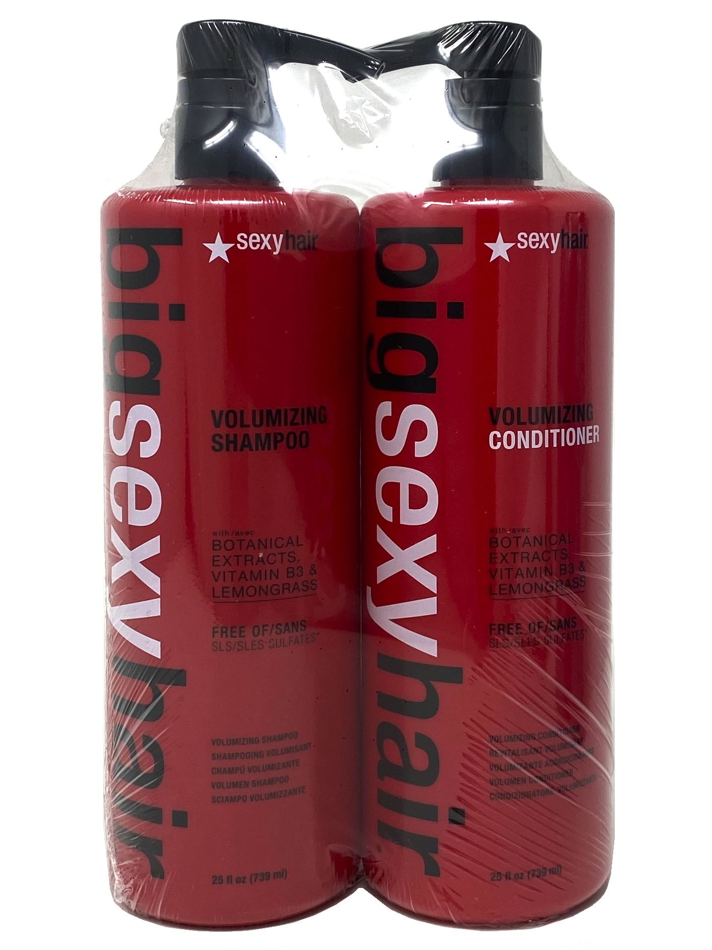 Sexy Hair Big Volumizing Daily Shampoo And Conditioner With Vitamin B3 Full Size Set 2 Piece 9270