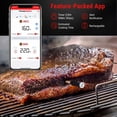 thumbnail image 6 of TempPro TempSpike 500FT Truly Wireless Meat Thermometer Bluetooth enabled with LED indicator, 6 of 8