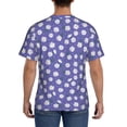 thumbnail image 2 of Naloa Daisies Flowers Men's T-Shirt Sport T-shirt Men's Basic Tee Casual Men's Shirt, Round Neck, Short Sleeves - Medium, 2 of 5