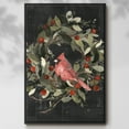 thumbnail image 2 of Christmas Cardinal I - Framed Gallery Wrapped Holiday Canvas - 25 x 37 - Black Frame, 2 of 8