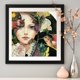 thumbnail image 2 of Cuadros Decorativos 5D diamante pintura cuadrado diamante niña y animal JShteea Nuevos Originales, 2 of 9