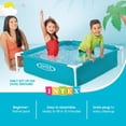 thumbnail image 5 of Intex Mini Frame Pool, Blue - 48 x 48 x 12 inches (L x W x H), 5 of 6