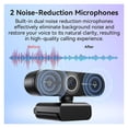 thumbnail image 3 of 4K Webcam 1440P 2K Web Camera 1080P C60E Autofocus USB Computer Camera For Living/ Video Call/ Conference ,Easy to Operate, 3 of 5