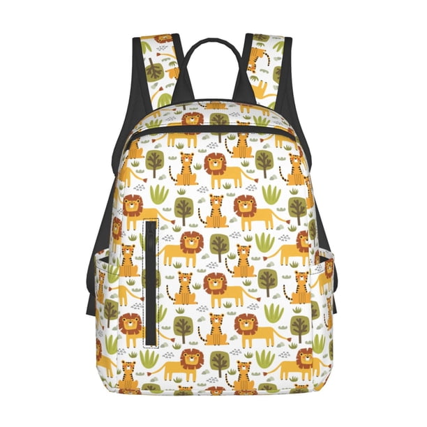 Balery Tiger Lion Mochila ligera para hombre y mujer: duradera e impermeable, ideal para la escuela, el trabajo, viajes y uso diario.