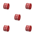 thumbnail image 1 of Monstrate Cintas de Navidad Decoración de fiesta conveniente Clásico Exquisito Envoltura de lujo Accesorios decorativos para celebración 8 Ancho 6cm 5piezas Monstrate CBP228335, 1 of 6