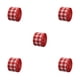 thumbnail image 3 of Matsuzay Cintas navideñas Adorno de fiesta Adornos para la casa Exquisito envoltorio de lujo Accesorios decorativos para celebración 8 Ancho 6cm 5piezas Matsuzay CBP228335, 3 of 6