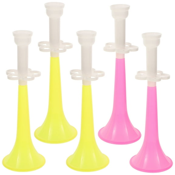 5 Pcs Trumpet Football Game Noise Makers Bright Color Game Horn Party Horns Baby Pupils