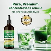 Best Naturals Liquid Chlorophyll Drops 50mg, 2 fl oz - Supports Energizing, Alkalization, Oxygenation