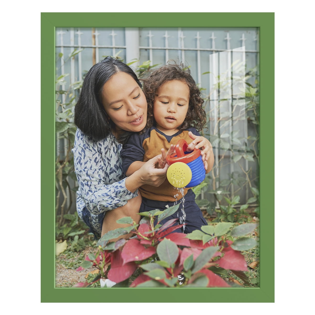 Modern Real Wood 11x14 inch Picture Frame in Green