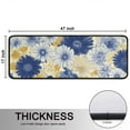 thumbnail image 5 of Kitchen Rugs Sets Of 2,Pioneer Flower Floral Print Pattern Anti Fatigue Kitchen Mat Rugs Non Slip Washable,Decorative Kitchen Floor Mats for Kitchen,Sink,Laundry,17"x47"+17"x47", 5 of 5