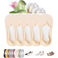 thumbnail image 1 of HALCARRY Thin No Show Socks Womens, Ultra Thin Non Slip No Show Socks, Invisible Low Cut Liner Socks, 1 of 1