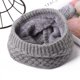 thumbnail image 2 of Calentador de cuello de invierno, bufanda térmica tipo Snood con forro polar, bufanda circular de punto grueso unisex, cuello cálido de invierno para hombres y mujeres, polaina deportiva, 2 of 5