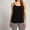 Black, variant on LYEAA Tank Top for Women Built in Bra Casual Flowy Plus Size Spaghetti Strap Wirefree Loose Summer Beach Cami Shirt Solid Crew Neck Sleeveless Breathable Fashion Ladies Pullover Shirts Pink 3XL